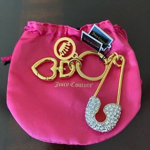 NWT Juicy Couture purse charm key fob